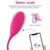 Silicone Whale Rechargeable App Egg Vibrator Wireless Remote Control